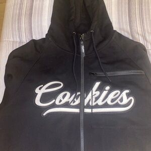 Black Cookies Hoodie with White Logo